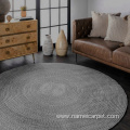 polypropylene pp braided round indoor outdoor rug carpet